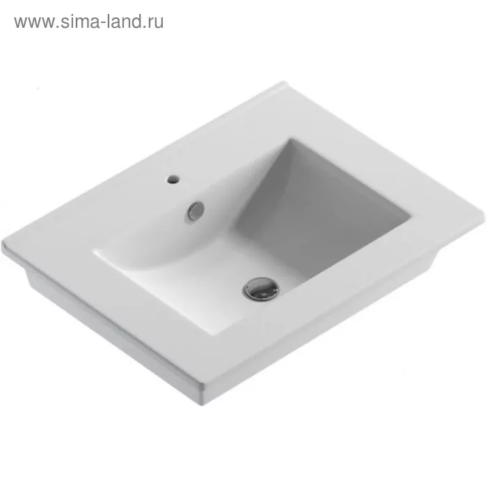 Умывальник Quadro 60 F01 УП (белый ВКС) — для хранение — фото 7