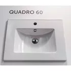 Умывальник Quadro 60 F01 УП (белый ВКС) — для хранение — фото 9