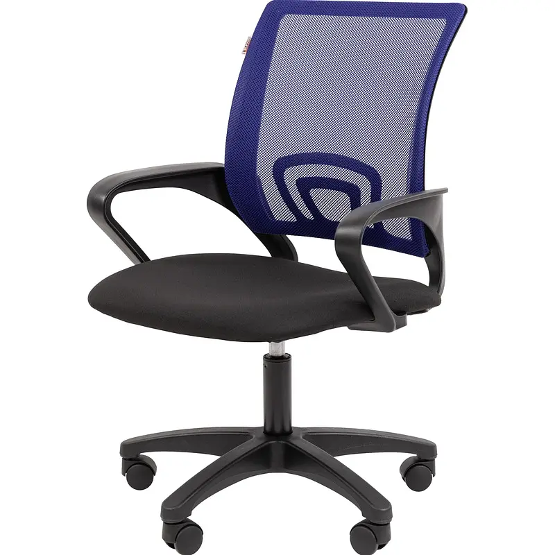 Кресло офисное Easy Chair 304 LT синее/черное (сетка/ткань — для хранение — фото 4