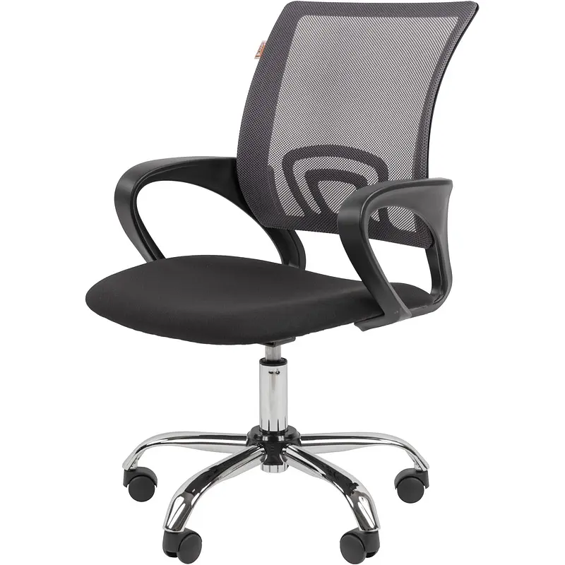 Кресло офисное Easy Chair 304 LT серое/черное (сетка/ткань — для хранение