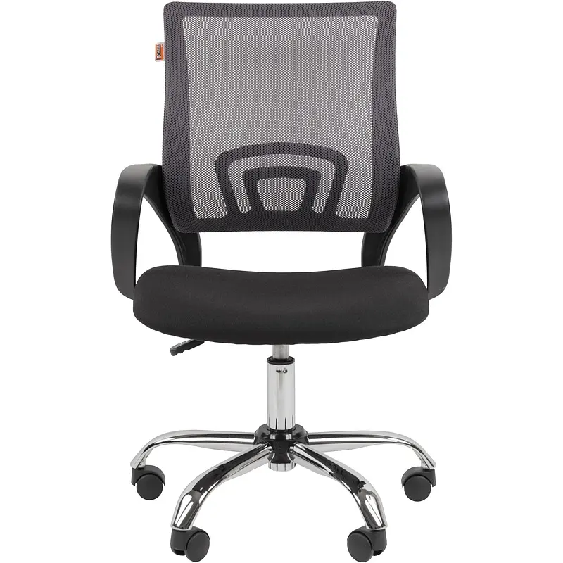 Кресло офисное Easy Chair 304 LT серое/черное (сетка/ткань — для хранение — фото 3