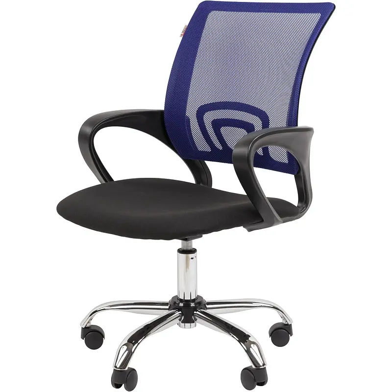 Кресло офисное Easy Chair 304 LT синее/черное (сетка/ткань — для хранение — фото 3