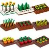 MOOXI Городская Ферма Огород Цветочный Сад MOC Кирпичи Модель Набор DIY Детская — для огород