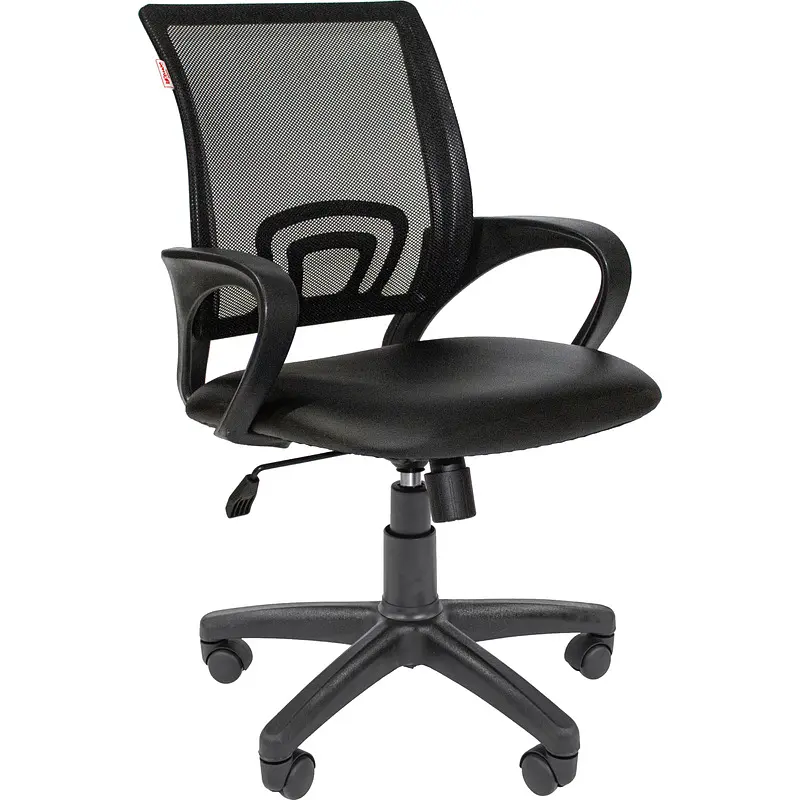 Кресло офисное Комус Мебель (Easy Chair) 304 черное (экокожа/сетка — для хранение