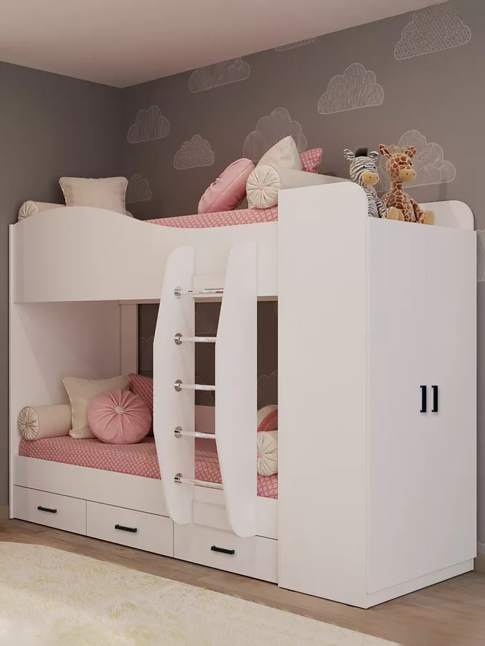 Кровать двухъярусная «Клик Мебель» — для хранение — фото 5