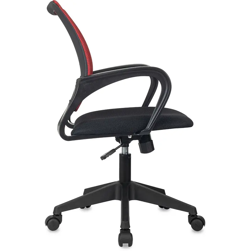 Кресло офисное Комус Мебель Echair 396 красное/черное (ткань/сетка — фото 5