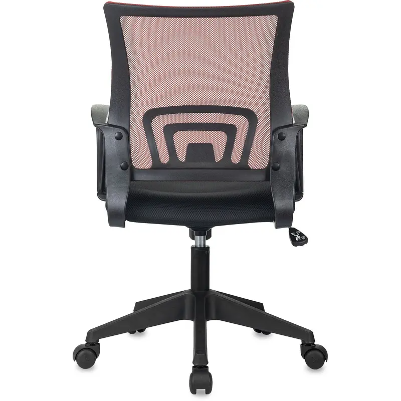 Кресло офисное Комус Мебель Echair 396 красное/черное (ткань/сетка — фото 7