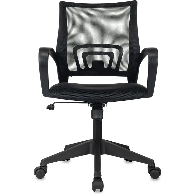 Кресло офисное Комус Мебель EChair-396 черное (ткань/сетка — фото 3