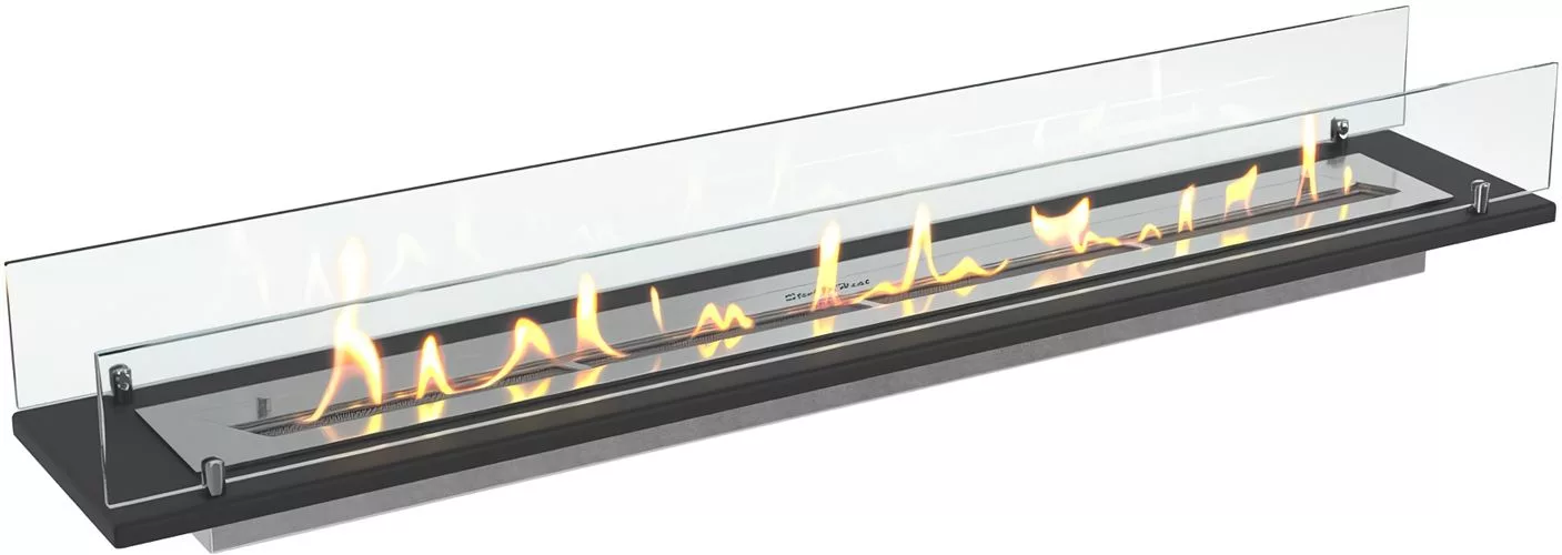 Настольный биокамин SteelHeat Stand 1100 встраиваемый в тумбу