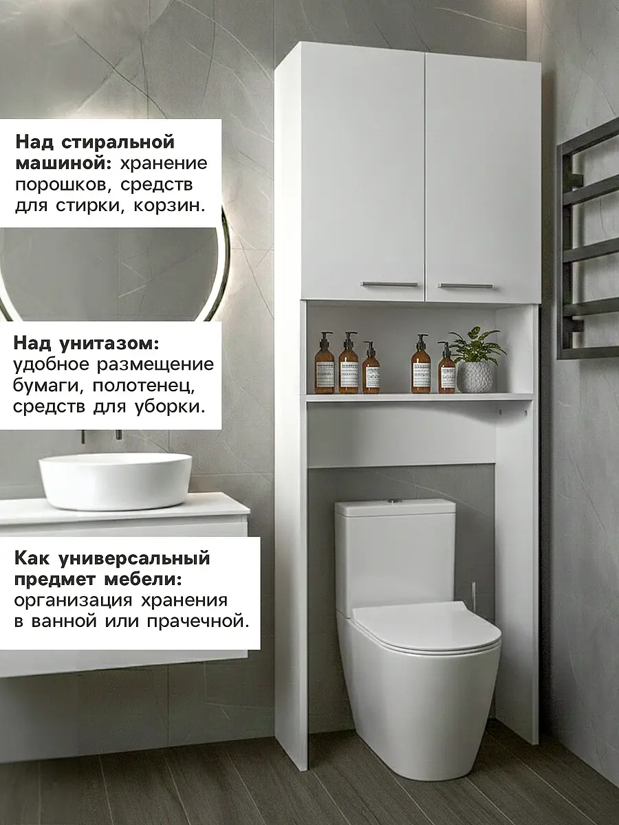 Стеллаж для ванной комнаты — для хранение — фото 3