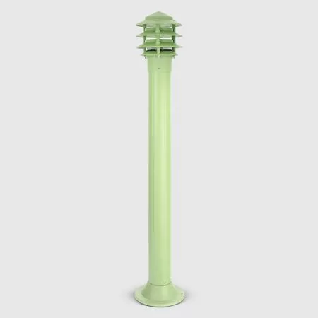 Светильник напольный садовый Amber Lamp 8057 зеленый — для декор