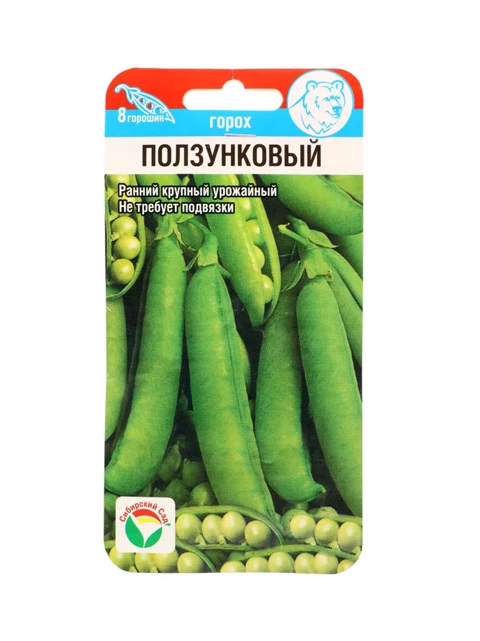 Семена Горох «Ползунковый» — для огород — фото 4
