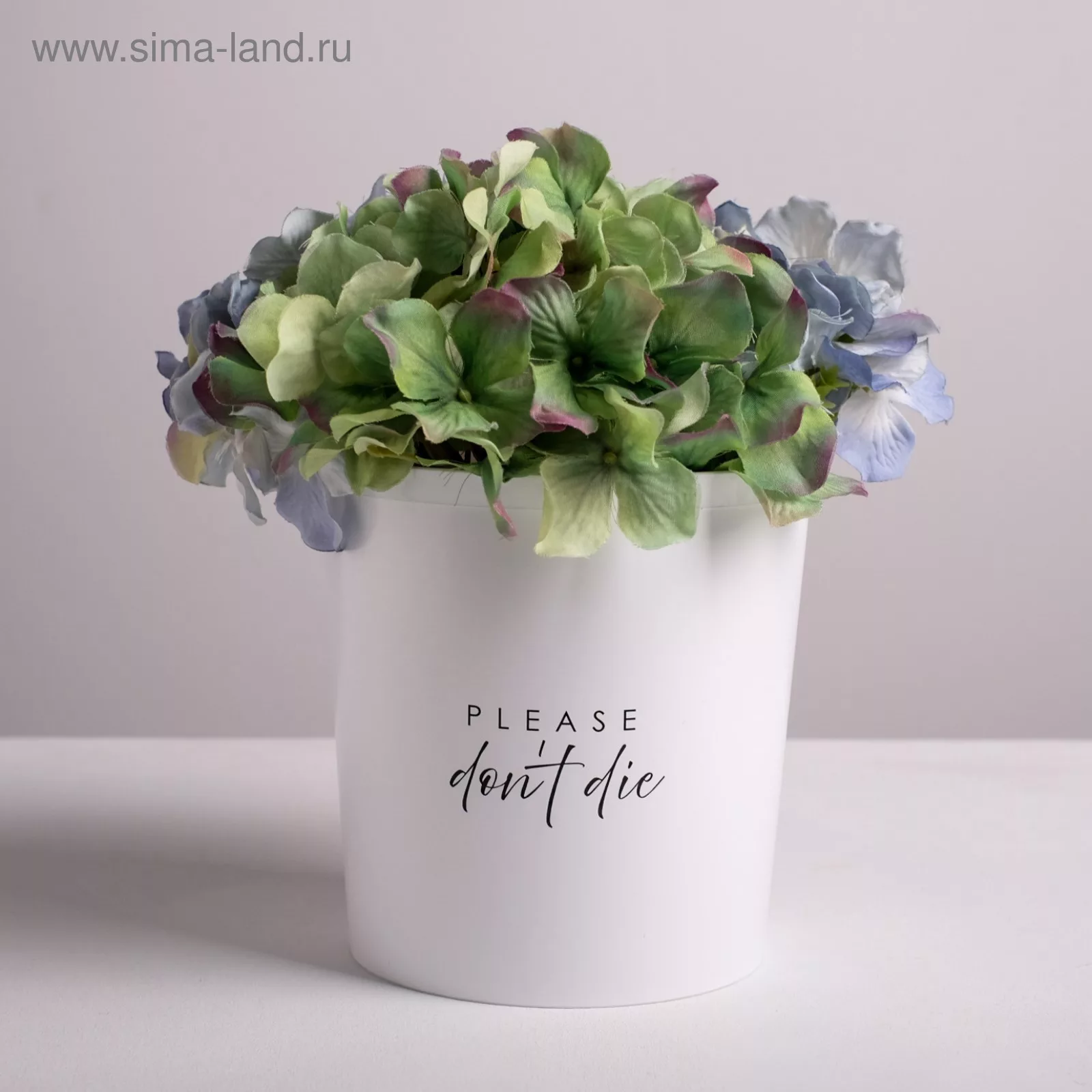 Кашпо для цветов «Please do not die» — для декор