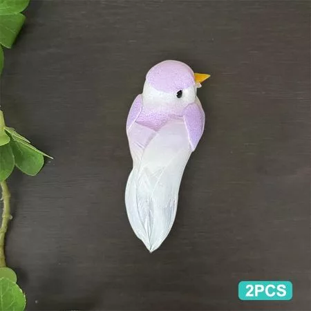 2 шт. Милые Искусственные Птицы Поддельные Пенопластовые Животные Симуляция Пернатые — для участок