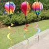 Воздушный шар с горячим воздухом Wind Spinner Rainbow Hanging Wind Twister Уличная — для участок