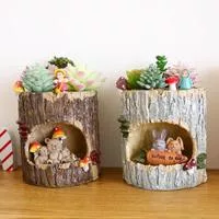 Креативный дом на дереве с животными — для декор — фото 2