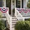 Складной веерный флаг США — для декор