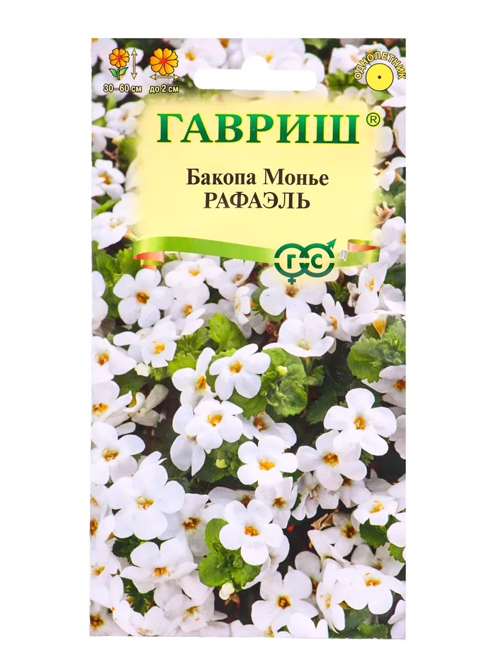 Семена цветов Бакопа Манье «Рафаэль» гранулы — для огород — фото 3