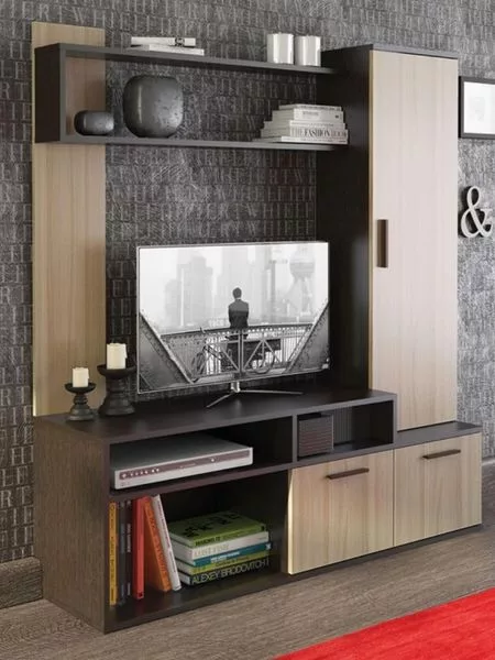 Мини - стенка в гостиную «Клик Мебель. Лира» — для хранение — фото 4