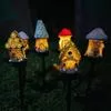 Светодиодный солнечный газонный светильник Multi Craft Miniature Fairy House — для участок