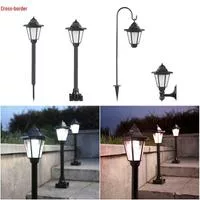 Шестигранный Солнечный Садовый Фонарь Настенный Светильник Solar Courtyard Light — для декор — фото 2