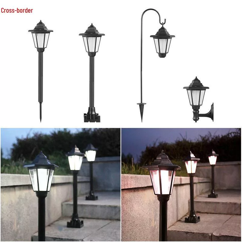Шестигранный Солнечный Садовый Фонарь Настенный Светильник Solar Courtyard Light — для декор — фото 4