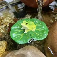 Садовый декор в виде смоляной лягушки — для участок — фото 2