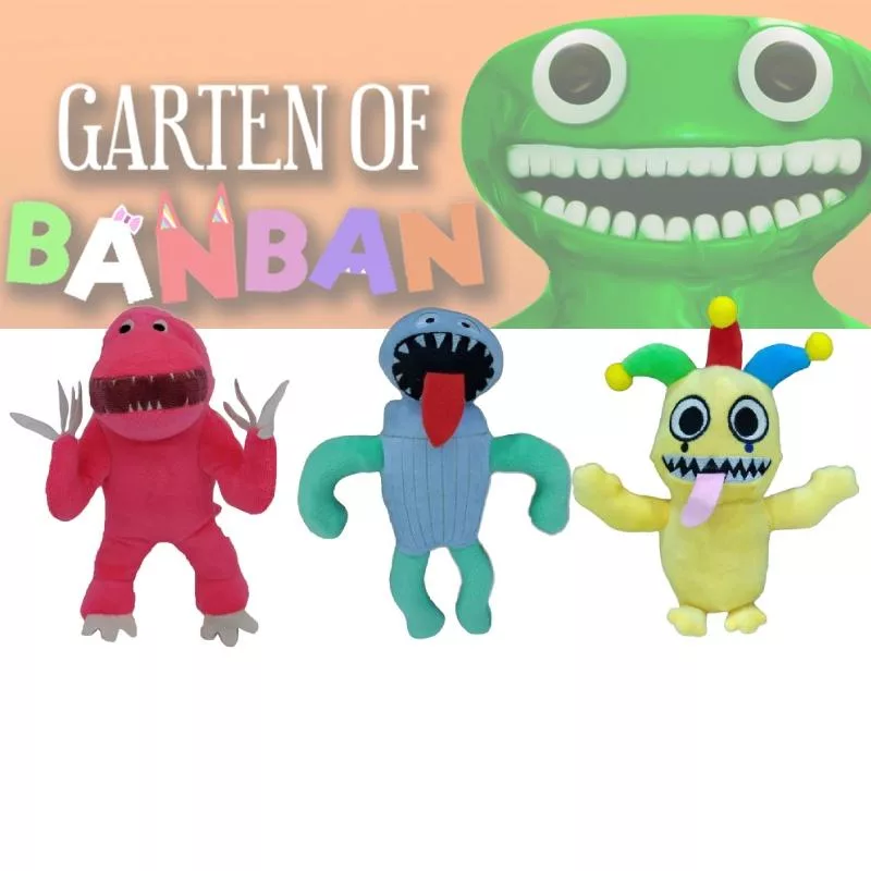 Плюшевые игрушки Сад Банбан Мусорное ведро и Фигурки клоунов TrashcanBanan — для декор — фото 8
