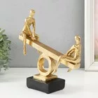 Фигурка полистоун «Двое на качелях-весах» — для отдых — фото 8
