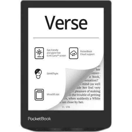 Электронная книга PocketBook 629 Verse Mist Grey (PB629-M-WW) — для декор