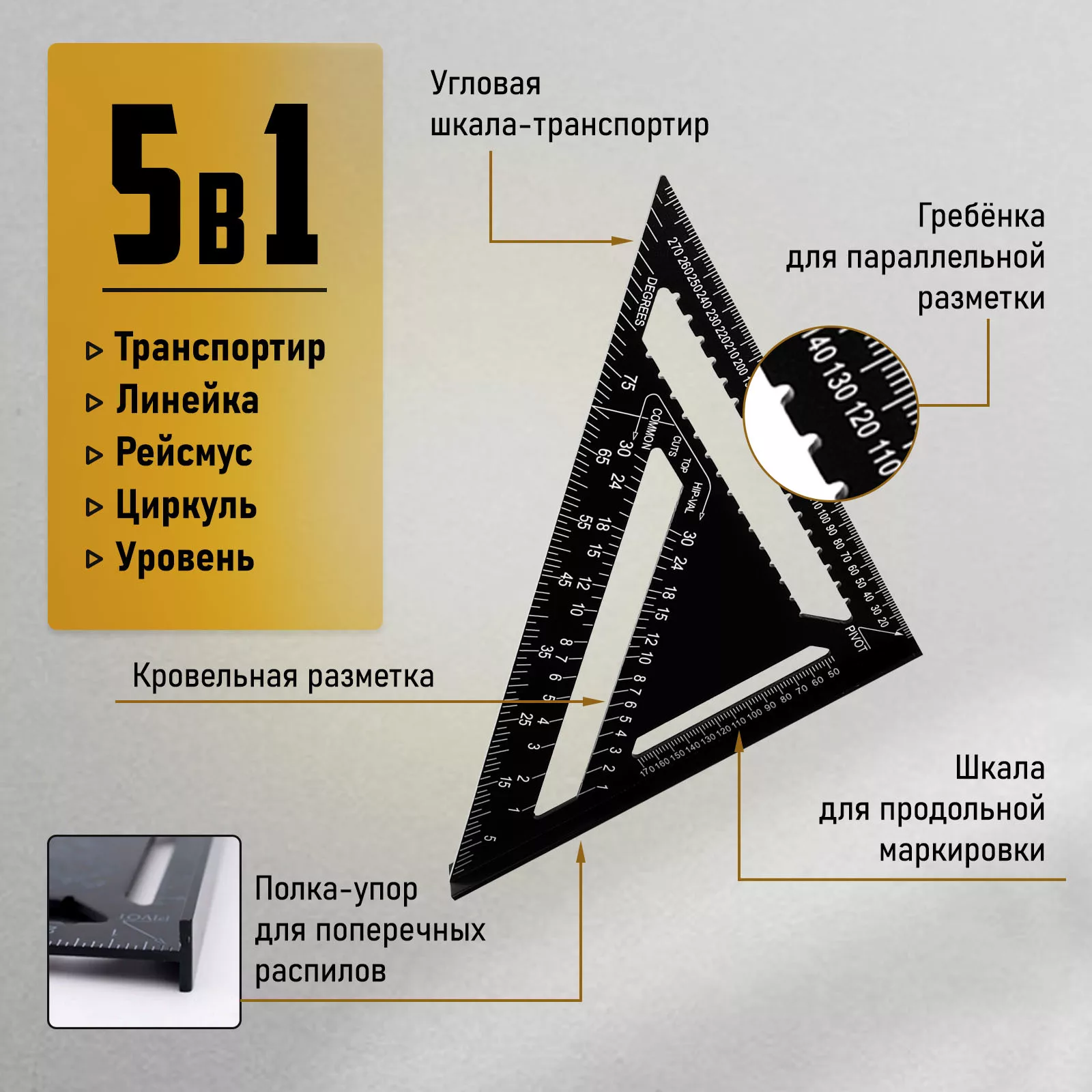 Универсальный кровельный угольник ТУНДРА — фото 4
