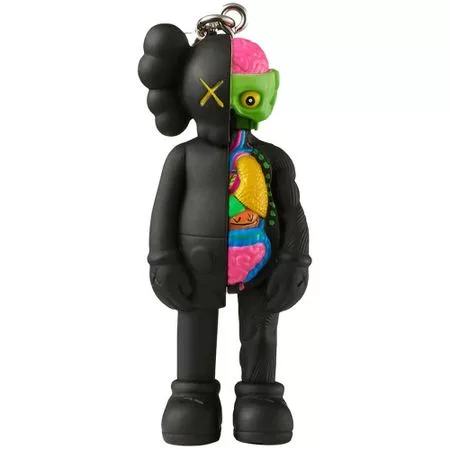 Брелок KAWS Tokyo First Companion Flayed чёрный — для декор