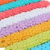 60~200 шт./лот Макаронные Цвета Снежинки Игрушки Детские Строительные Блоки DIY — для участок
