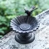Декоративная металлическая кормушка-поилка для птиц Садовый декор Поилка для птиц — для участок