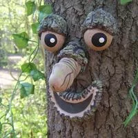 Забавное украшение для лица в виде дерева — для участок — фото 2