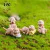 Кукольный домик Фея Сад Домашний декор Миниатюрная Вода Собака Выдры Фигурка Модель — для декор