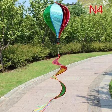 Воздушный шар с горячим воздухом Wind Spinner Rainbow Hanging Wind Twister Уличная — для участок