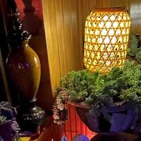 Пластиковые ротанговые солнечные фонари — для декор — фото 2