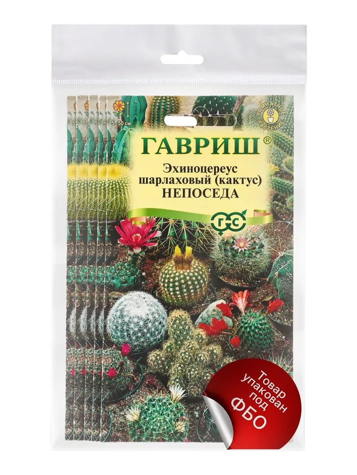 Набор семян комнатных Кактус «Непоседа» — для полив — фото 5