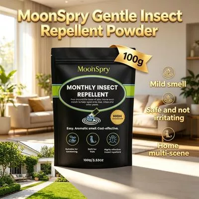 MoonSpry Мягкое средство от насекомых в виде порошка Тип для бытовых запахов Садовый — для участок — фото 3