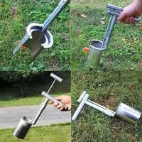 Садовое ведро для пересадки Новое приспособление для посадки луковиц для копания — для участок — фото 6