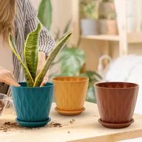 Горшки для растений 5 штук Уличные — для участок — фото 2