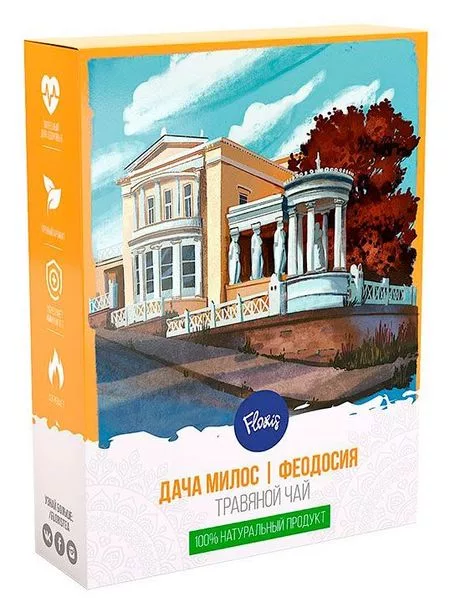 Чайный напиток Floris Дача Милос Феодосия с гибискусом солодкой и шалфеем — для участок