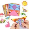 54 ЛИСТА Детская книга с оригами для животных 3D-пазл Складная игрушка Сделай сам — для участок