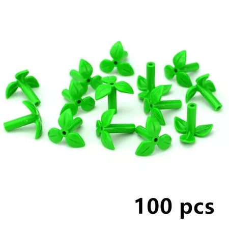 Конструктор DIY Plants Bricks 37695 Листья Моркови Городской Дом Сад Стебель С — для участок