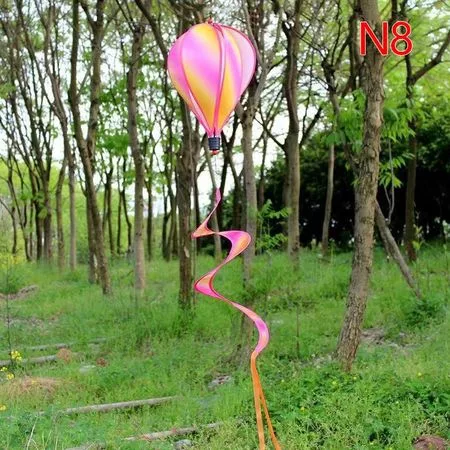 Воздушный шар с горячим воздухом Wind Spinner Rainbow Hanging Wind Twister Уличная — для участок