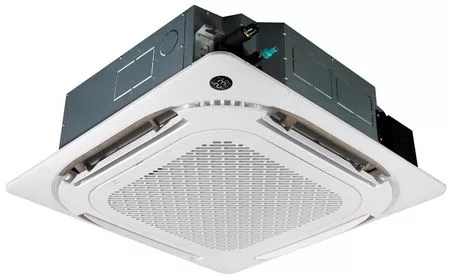 Кассетный кондиционер Midea MCD1-48HRFNX(GA)-B/MOA1U-48FQN8G1/T-MBQ4-04AWD — для полив