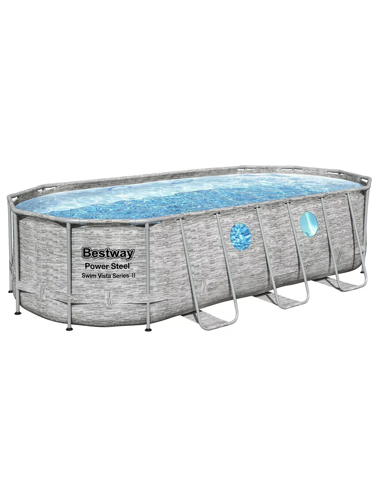Бассейн каркасный Bestway Power Steel Swim Vista 56716 — для полив — фото 8