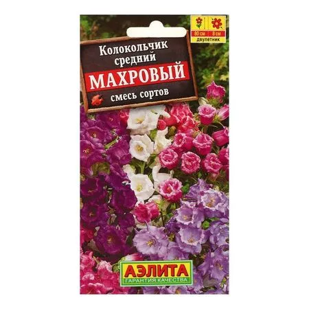 Семена цветов Колокольчик средний «Махровый» — для огород