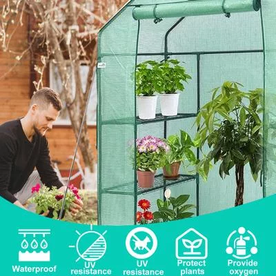 Садовая теплица Крышка для посадки Палатка для выращивания растений на открытом — для теплица — фото 3
